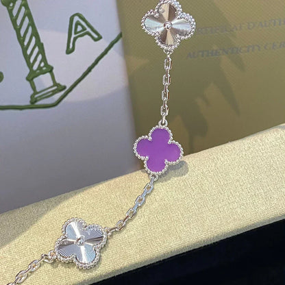 [Stars Jewelry] CLOVER 5 MOTIF VIOLET BRACELET COLLECTION