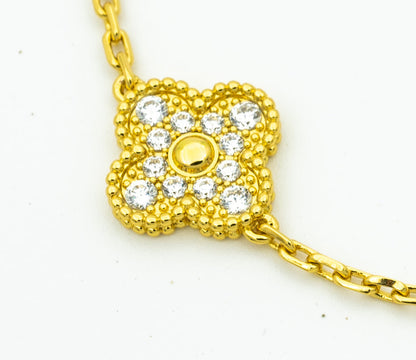 [Stars Jewelry] CLOVER 5 MOTIF LASER BRACELET COLLECTION