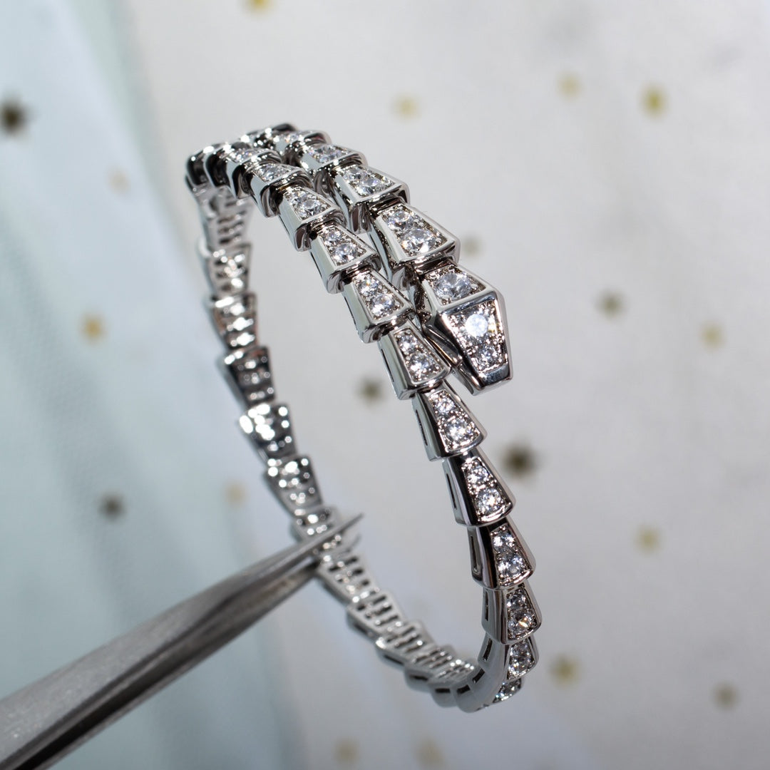 [Stars Jewelry]SERPENTI BRACELET 6MM SILVER DIAMOND
