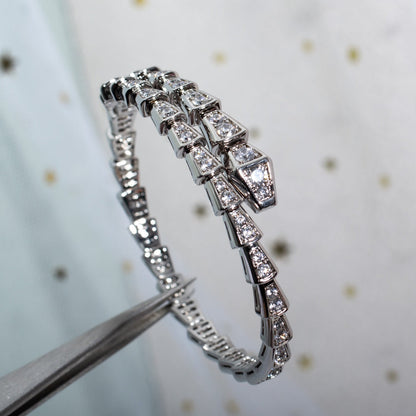 [Stars Jewelry]SERPENTI BRACELET 6MM SILVER DIAMOND