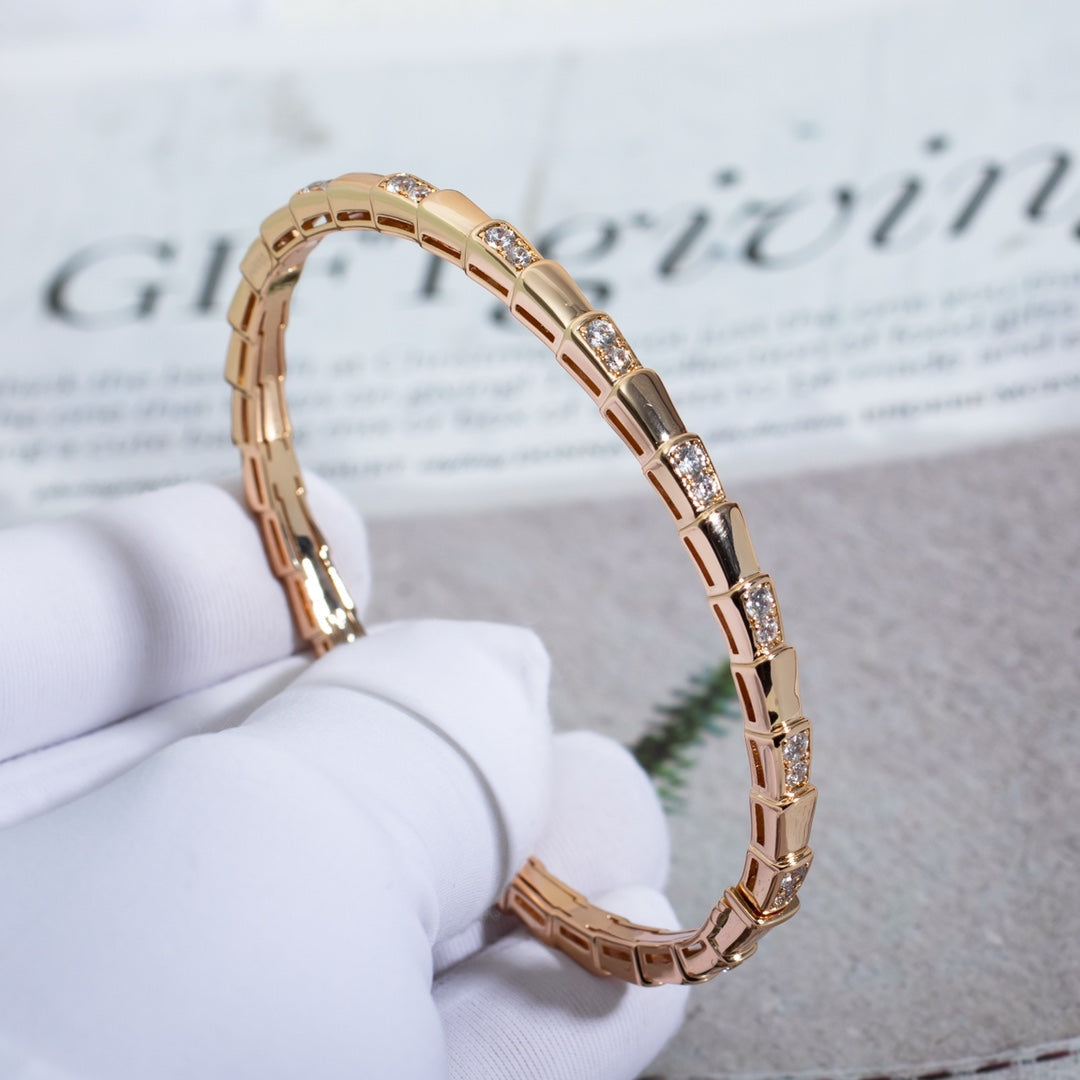 [Stars Jewelry]SERPENTI BRACELET PINK GOLD DIAMOND