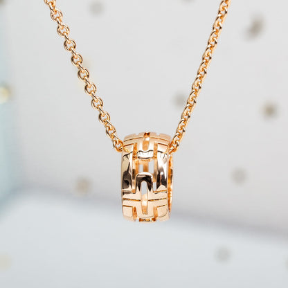 [Stars Jewelry]PARENTESI NECKLACE PINK GOLD
