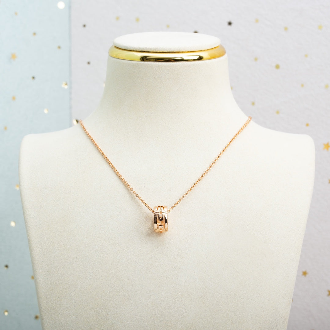 [Stars Jewelry]PARENTESI NECKLACE PINK GOLD