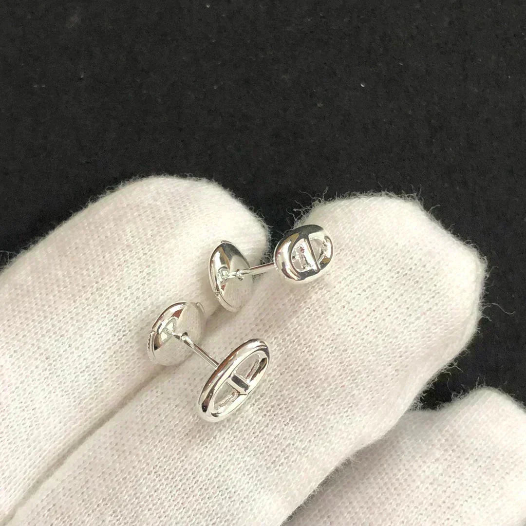 [Stars Jewelry]CHAINE SMALL EARRINGS GOLD AND SILVER