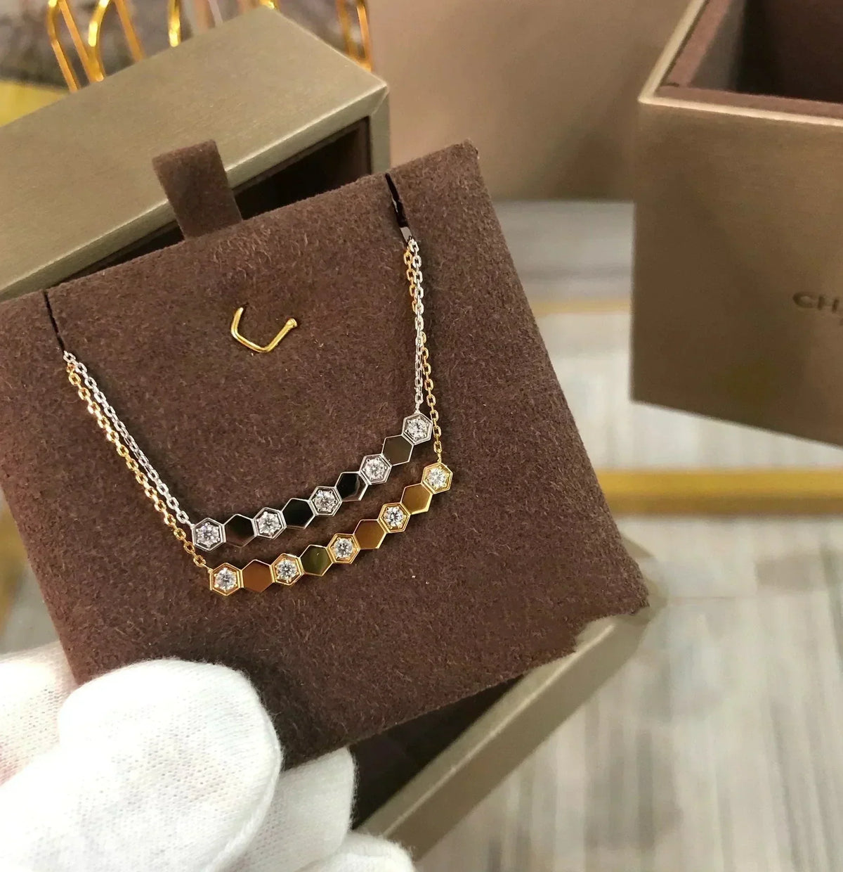 [Stellar Jewelry]BEE LOVE NECKLACE DIAMOND