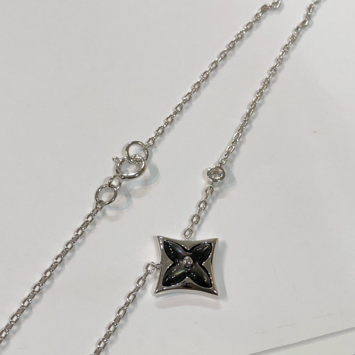 [Stars Jewelry]STAR BLACK MOP NECKLACE