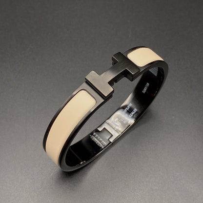 [Stellar Jewelry]H BRACELET 12MM BLACK BEIGE CERAMIC