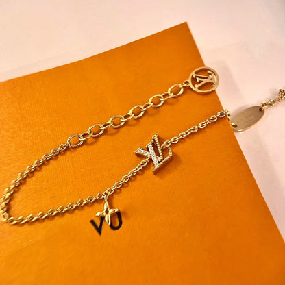 [Stars Jewelry]LOGO STAR MOTIF GOLD BRACELET