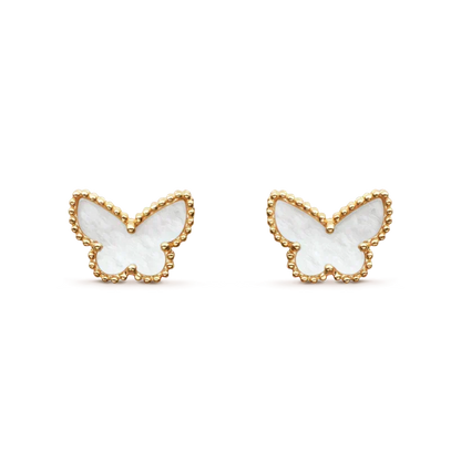 [Stars Jewelry]SWEET BUTTERFLY MOP EARSTUDS
