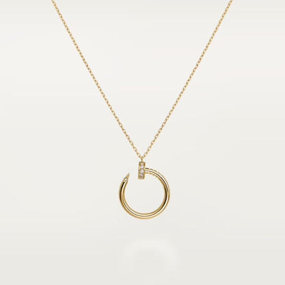 [Stars Jewelry]JUSTE NECKLACE HALF DIAMOND