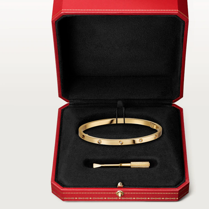 [Stars Jewelry]LOVE BRACELET 3.65MM 10 DIAMONDS
