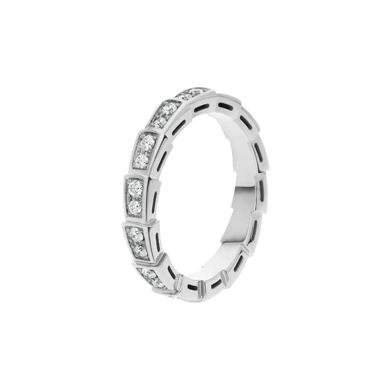 [Stars Jewelry]SERPENTI RING SILVER DIAMOND PAVED 3MM