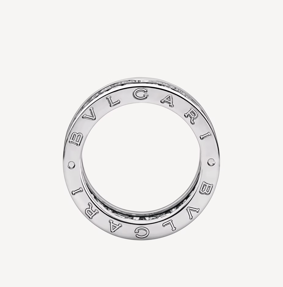 [Stars Jewelry]ZERO 1 WITH PAVED DIAMONDS ON THE SPIRAL RING