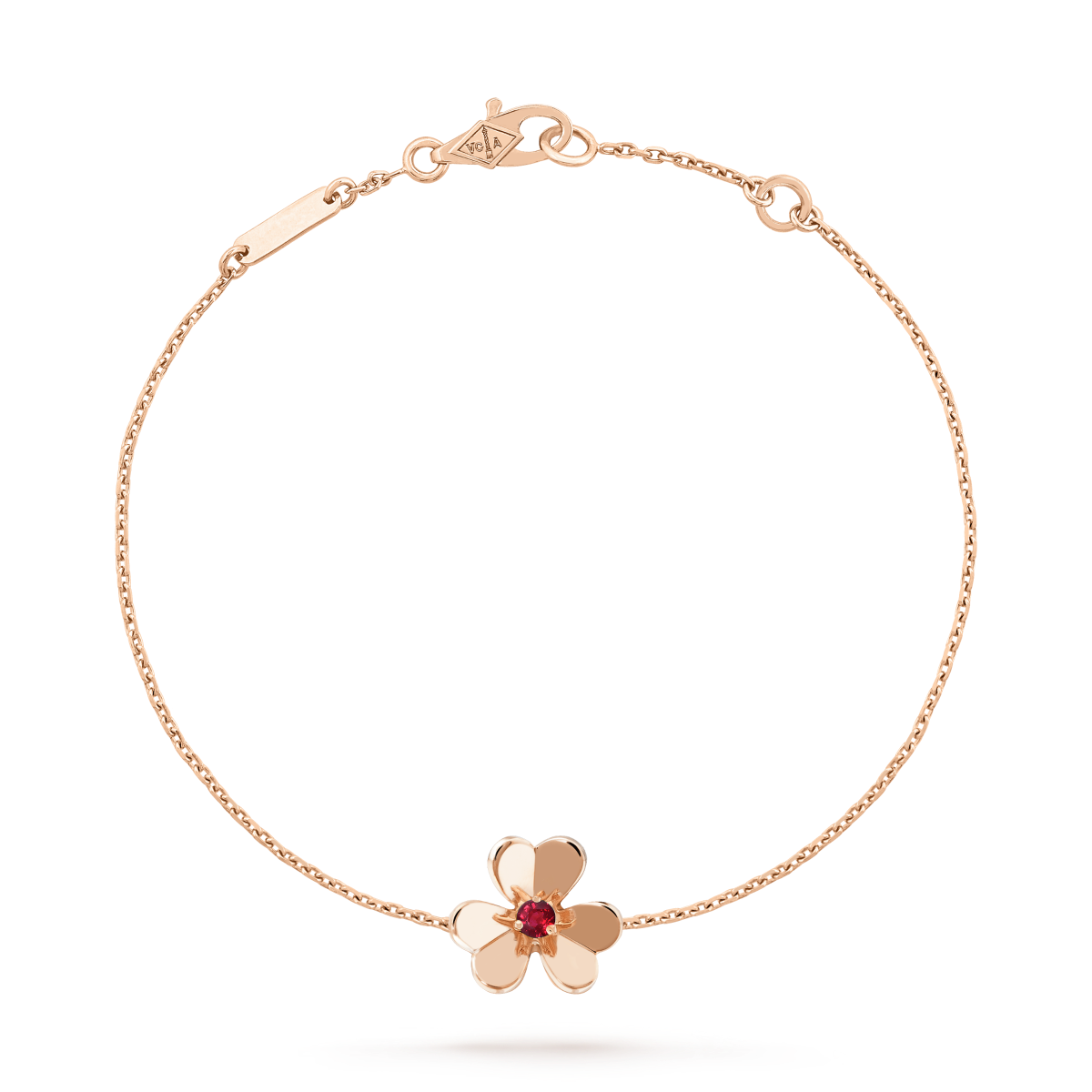 [Stars Jewelry]FRIVOLE GOLD FLOWER PINK MALACHITE BRACELET