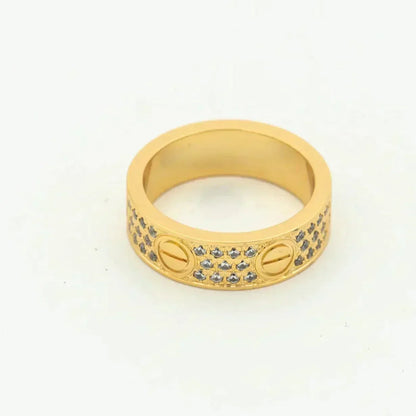 [Stars Jewelry]LOVE RING 5.5MM DIAMONDS PAVED