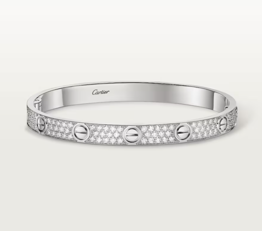[Stars Jewelry]NEW-LOVE-6.1MM-Width Diamond-Studded Bracelet