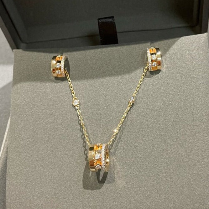 [Stars Jewelry]CHAIN MOVE ROMANE PEDAND NECKLACE