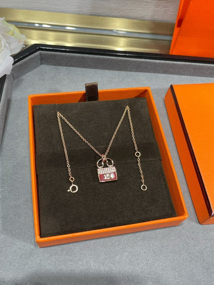 [Stars Jewelry]H CIRCE MOISSANITE PENDANT NECKLACE GOLD