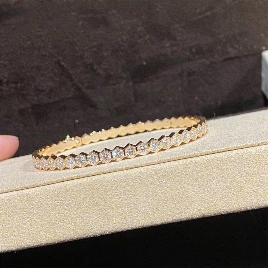 [Stars Jewelry]BEE LOVE GOLD BRACELET FULL DIAMOND
