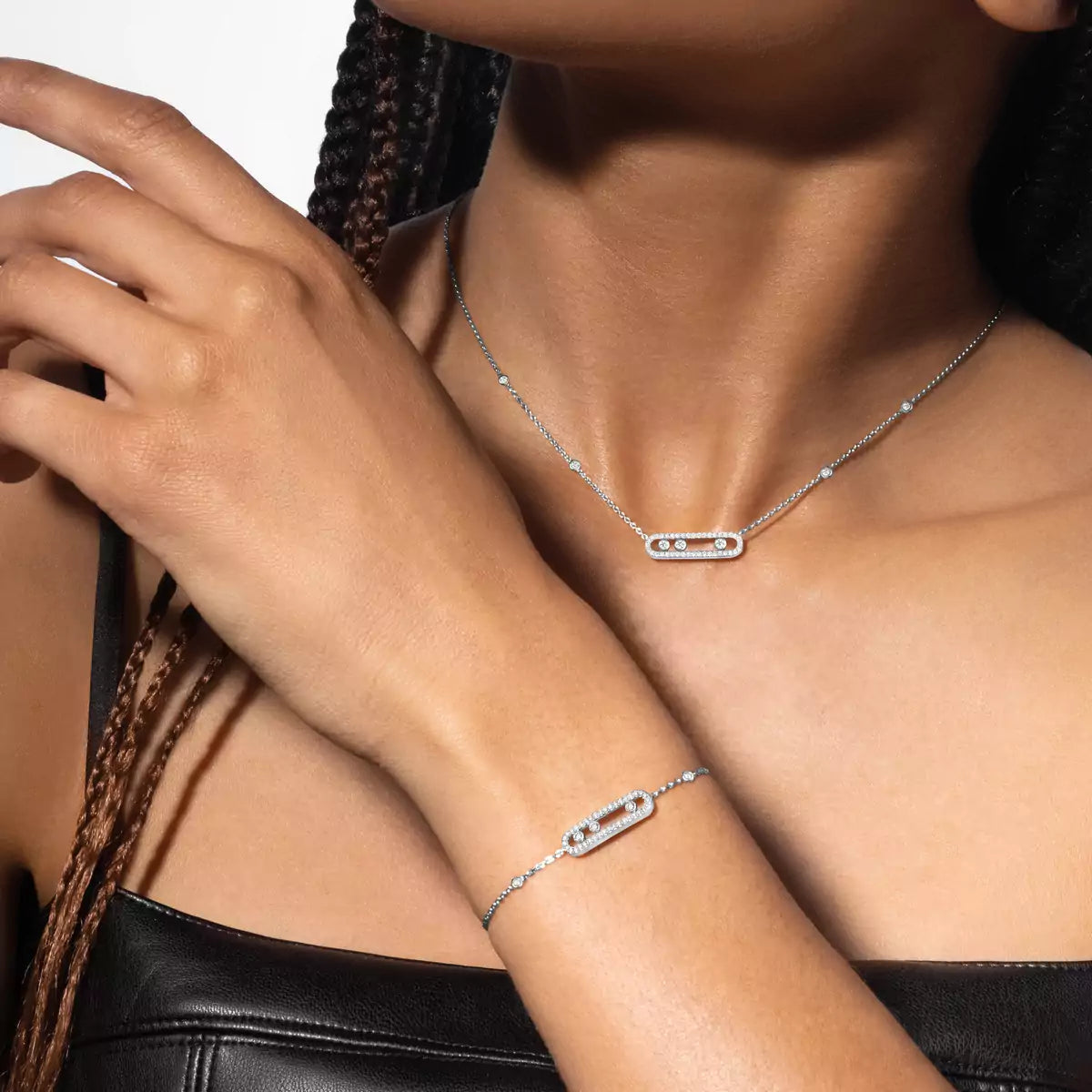 [Stars Jewelry]Pavé Baby Move Diamond Bracelet
