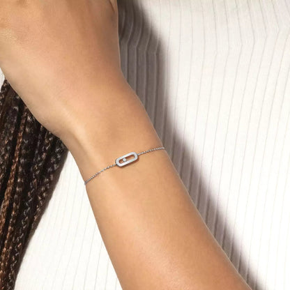 [Stars Jewelry]Move Uno Diamond Bracelet