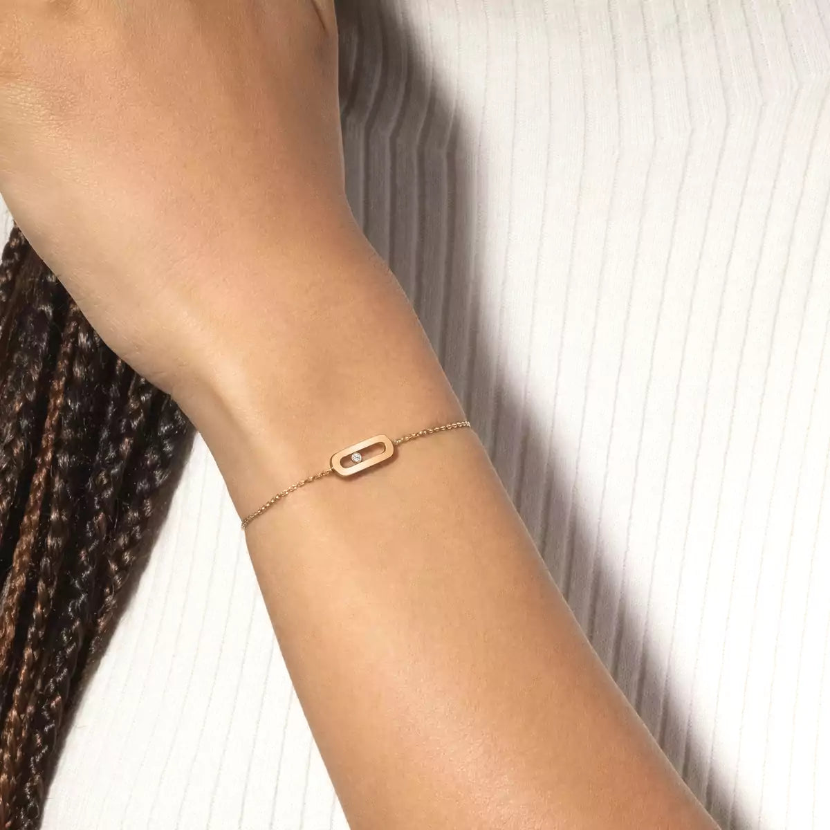 [Stars Jewelry]Move Uno Diamond Bracelet