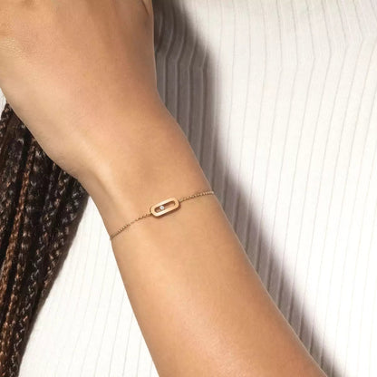 [Stars Jewelry]Move Uno Diamond Bracelet