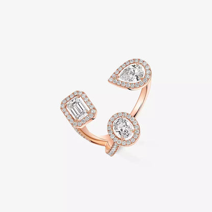 [Stars Jewelry] Diamond Ring 0,25ct My Twin Trilogy