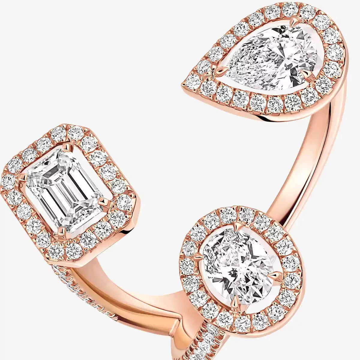 [Stars Jewelry] Diamond Ring 0,25ct My Twin Trilogy