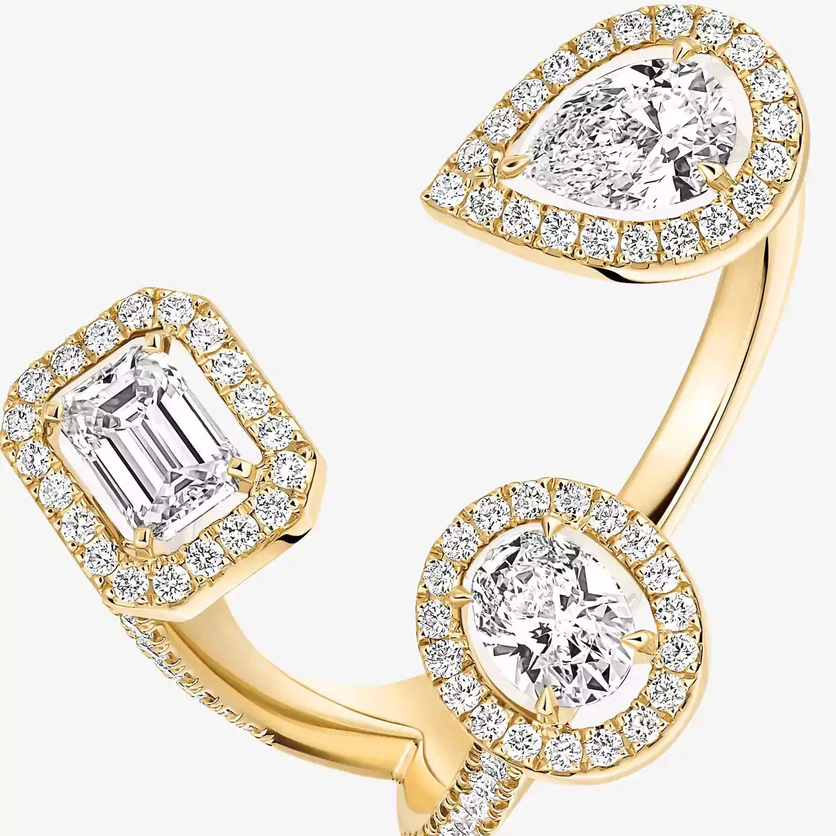 [Stars Jewelry] Diamond Ring 0,25ct My Twin Trilogy