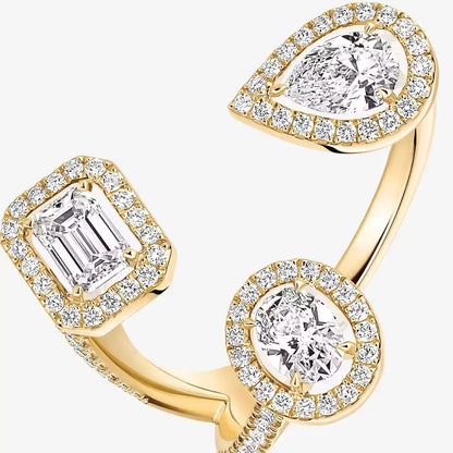 [Stars Jewelry] Diamond Ring 0,25ct My Twin Trilogy