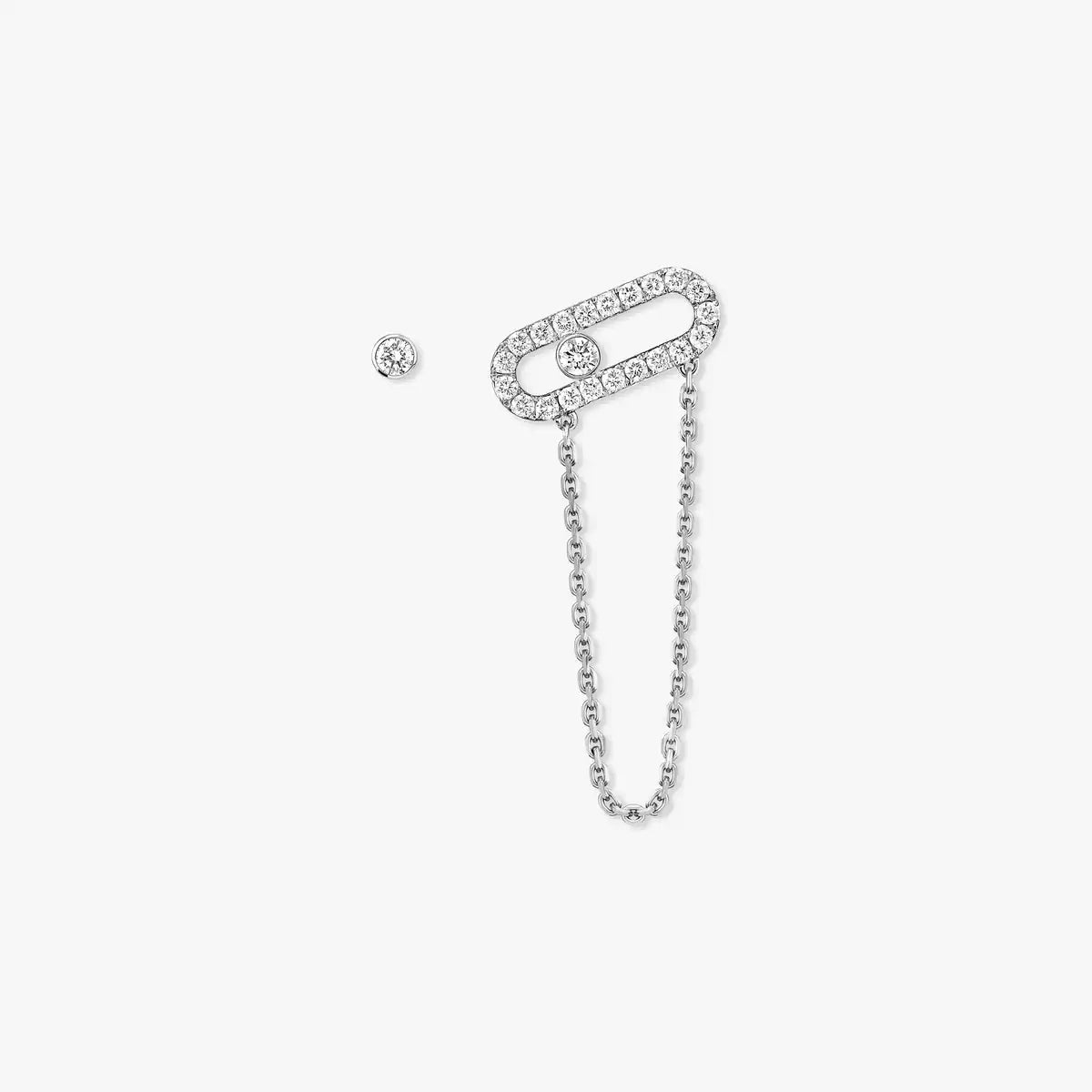 [Stars jewelry]Move Uno Diamond Earrings