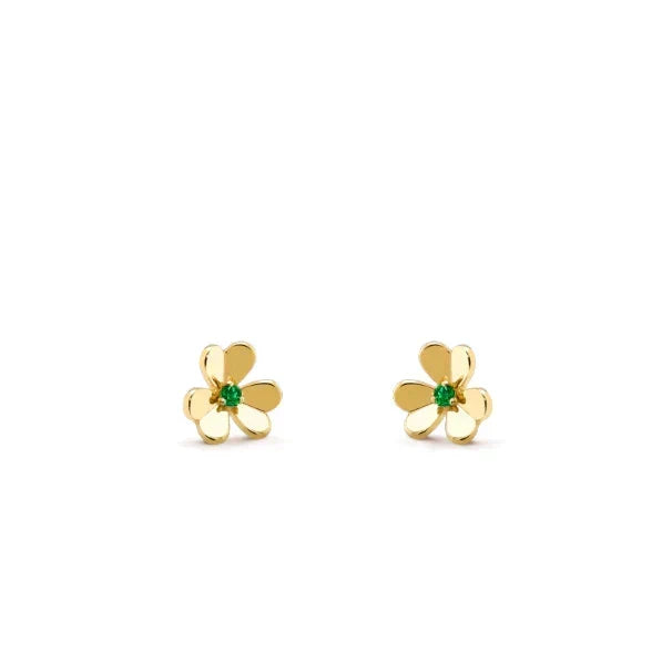 [Stars Jewelry]FRIVOLE  FLOWER MALACHITE EARRINGS