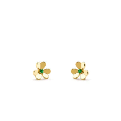 [Stars Jewelry]FRIVOLE  FLOWER MALACHITE EARRINGS